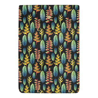 Heliconia Pattern Print Design HL03 Women's Trifold Wallet