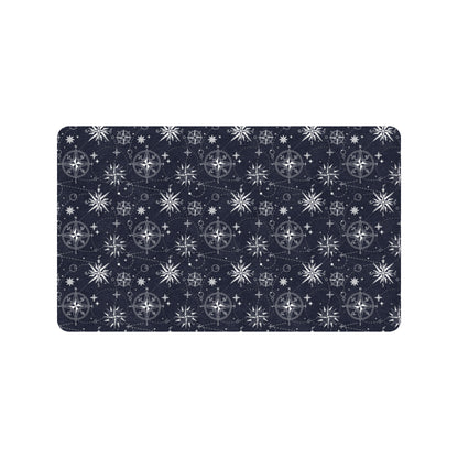 Nautical Sky Design Themed Print Rubber Doormat