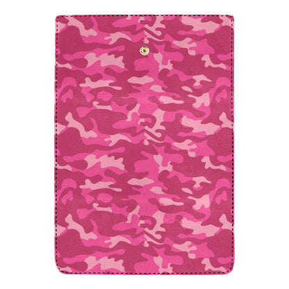 Camo Pink Pattern Print Design 01 Women's Trifold Wallet