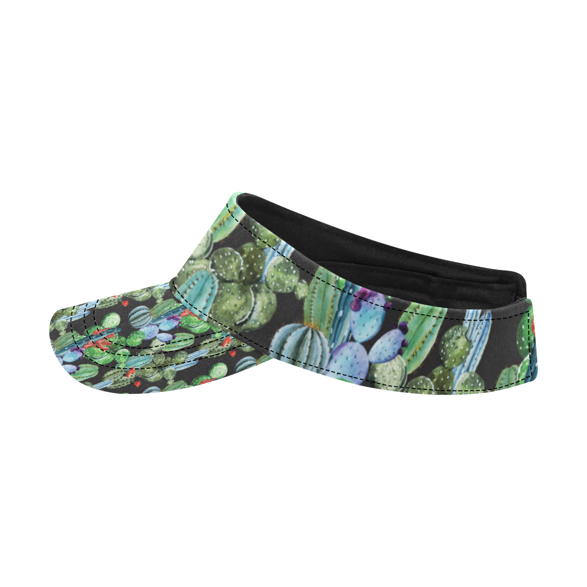 Cactus Watercolor Style Print Unisex Sun Visor