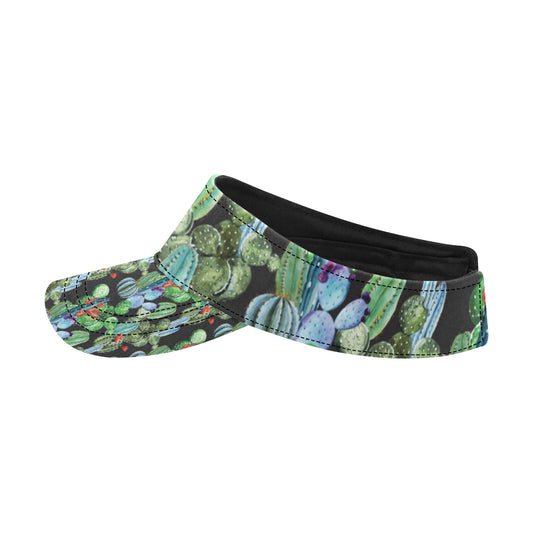 Cactus Watercolor Style Print Unisex Sun Visor