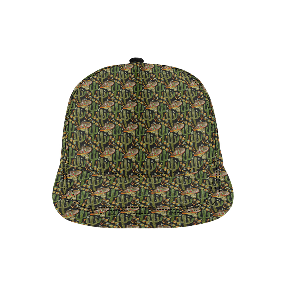 Western Style Print Snapback Cap