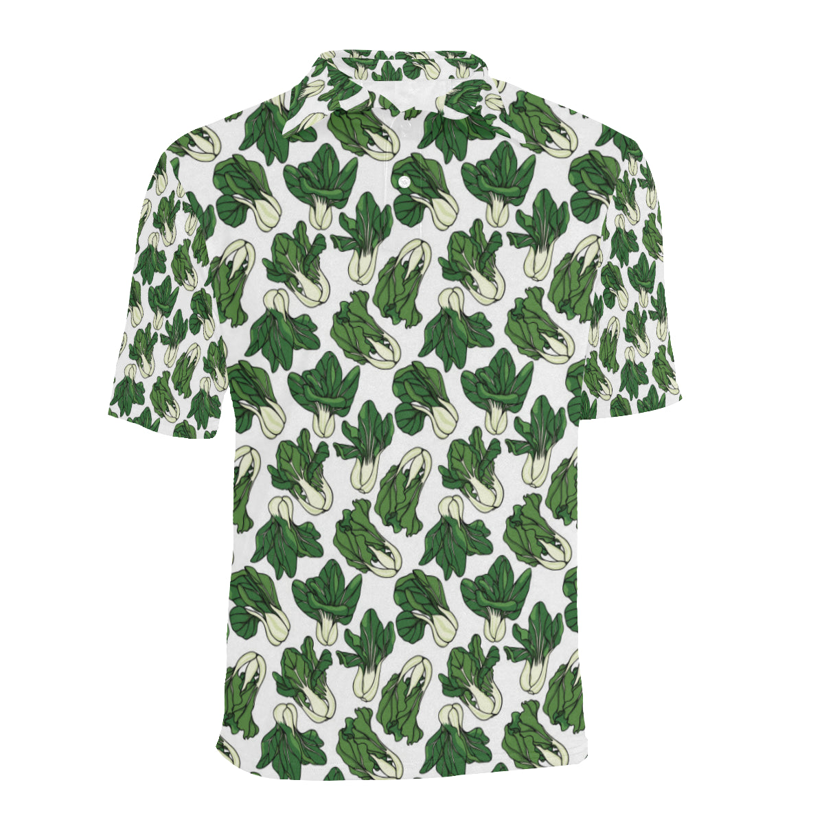 Bok Choy Pattern Print Design 02 Men Polo Shirt