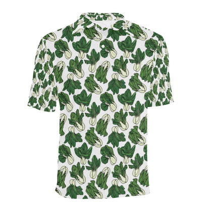 Bok Choy Pattern Print Design 02 Men Polo Shirt