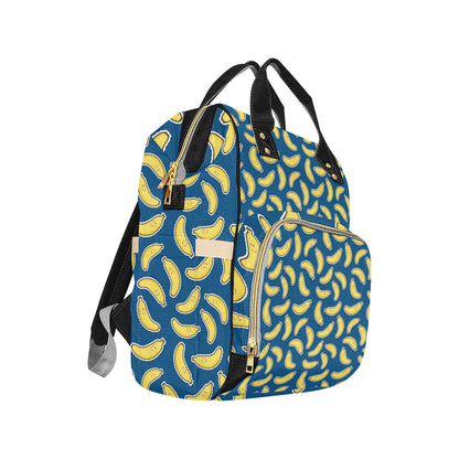 Banana Pattern Print Design BA03 Diaper Bag Backpack