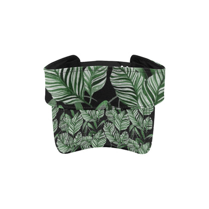 Palm Leaves Pattern Print Design PL09 Unisex Sun Visor
