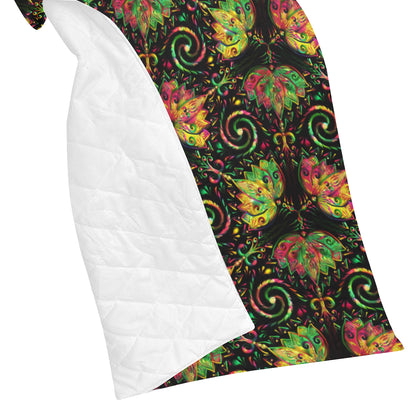 lotus Boho Pattern Print Design LO09 Premium Quilt