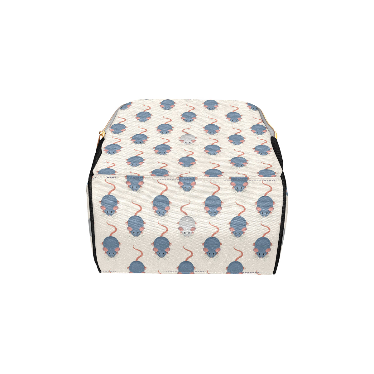 Rat Pattern Print Design 03 Diaper Bag Backpack