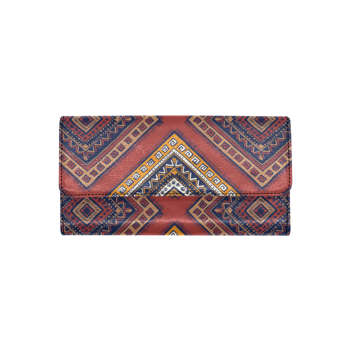 Native Pattern Print Design A06 Women's Trifold Wallet