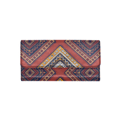 Native Pattern Print Design A06 Women's Trifold Wallet