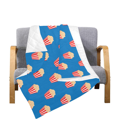 Popcorn Pattern Print Design A04 Premium Quilt