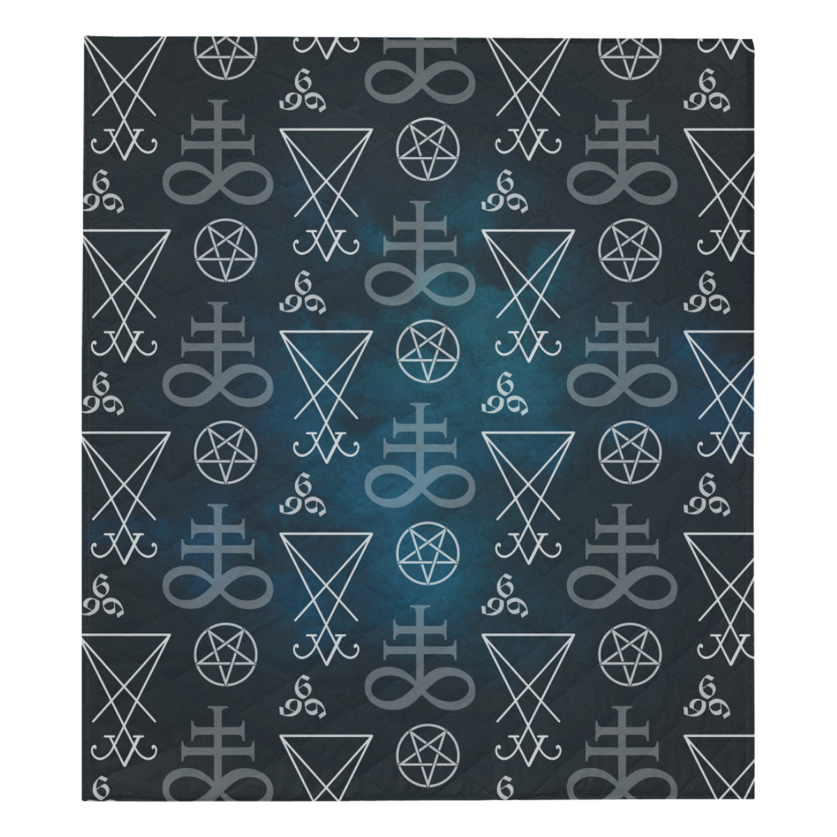 Pentagram Pattern Print Design A03 Premium Quilt