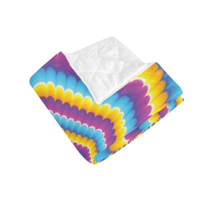 Optical illusion Pattern Print Design A04 Premium Quilt