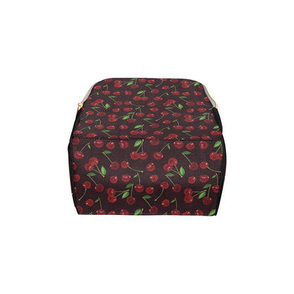 Cherry Fresh Pattern Diaper Bag Backpack