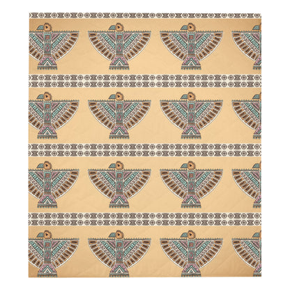 Native American Eagle Pattern Premium Quilt