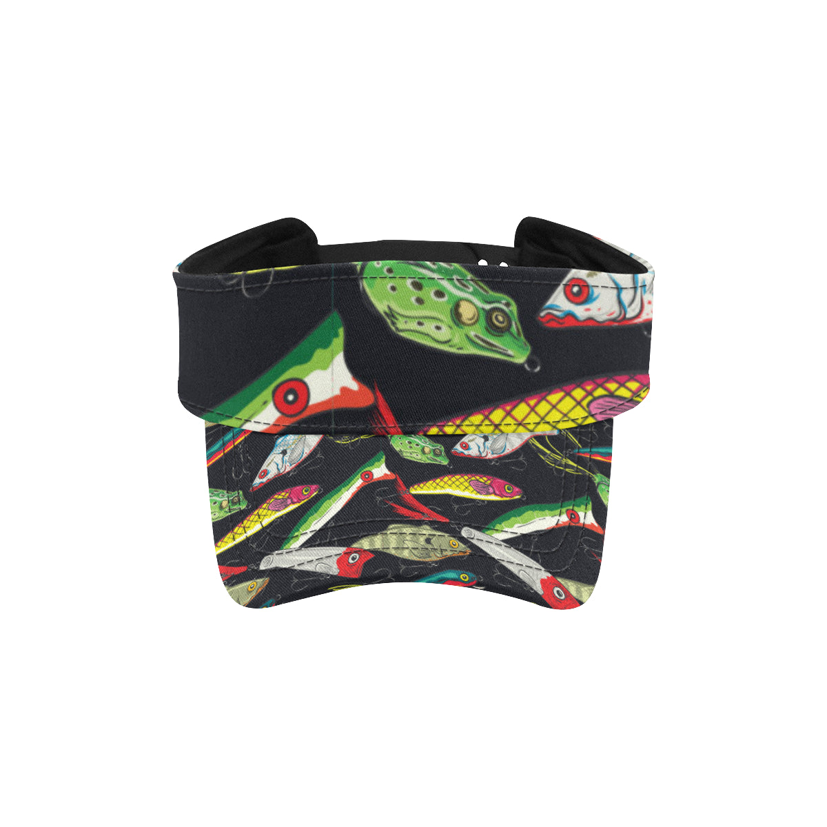 Fishing Bait Print Unisex Sun Visor