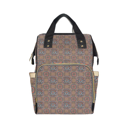 Calendar Aztec Design Print Pattern Diaper Bag Backpack