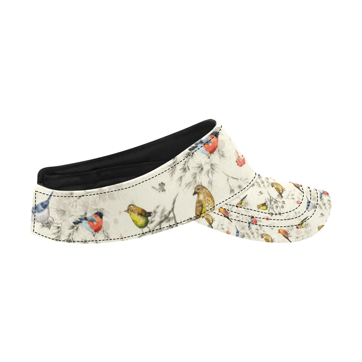 Bird Watercolor Design Pattern Unisex Sun Visor