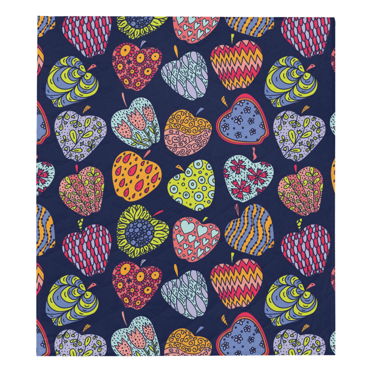 Apple Pattern Print Design AP05 Premium Quilt