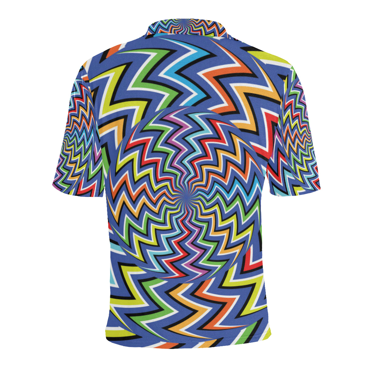 Optical illusion Pattern Print Design A02 Men Polo Shirt