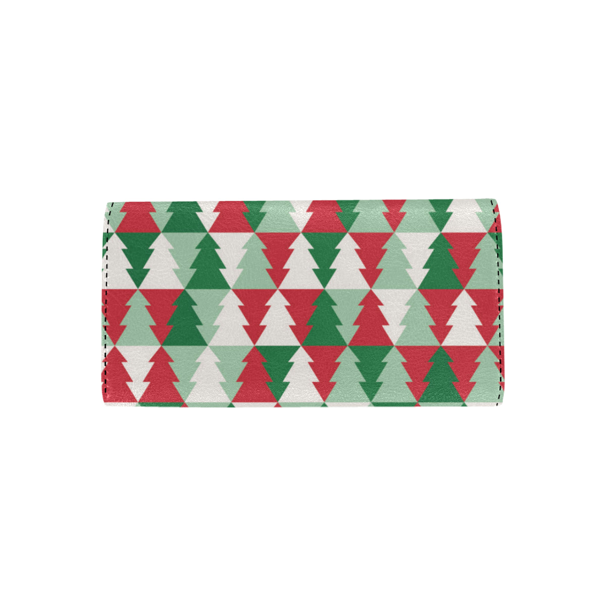 Christmas Tree Pattern Print Design 01 Women's Trifold Wallet