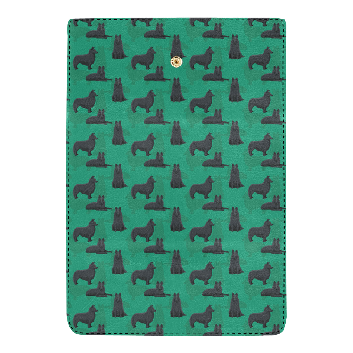 Belgian Sheepdog Pattern Print Design 01 Women's Trifold Wallet
