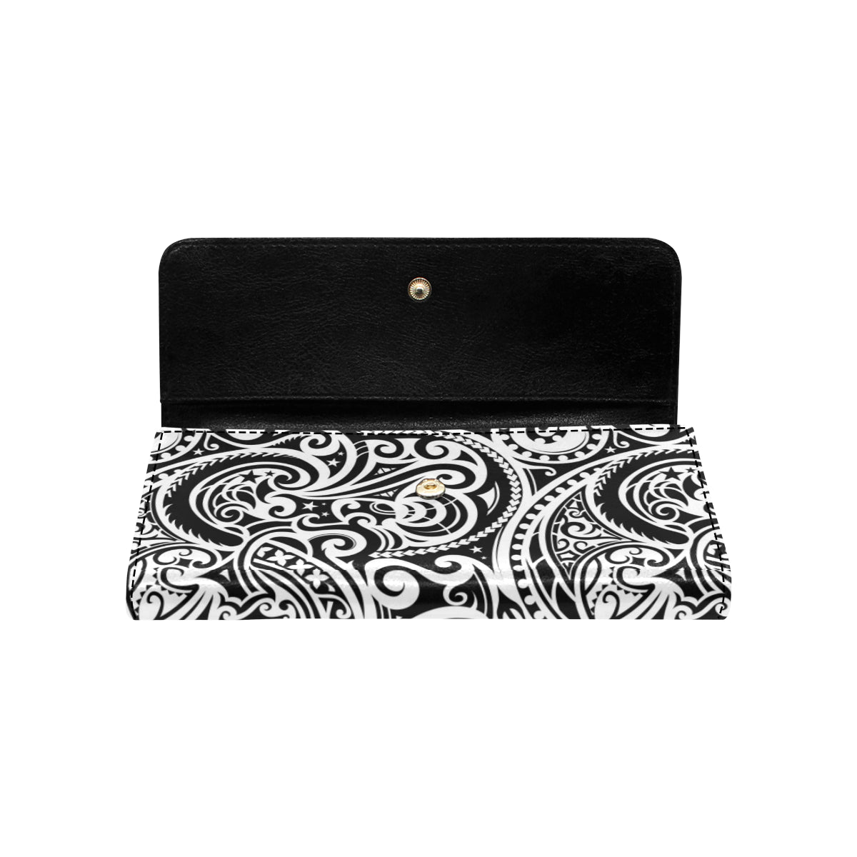 Polynesian Traditional Tribal Women's Trifold Wallet