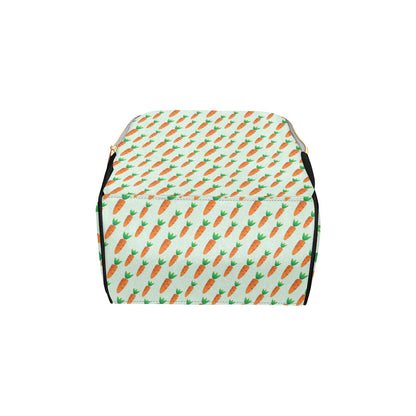 Carrot Pattern Print Design 05 Diaper Bag Backpack
