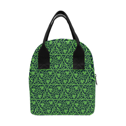 Shamrock Themed Print Insulated Lunch Bag