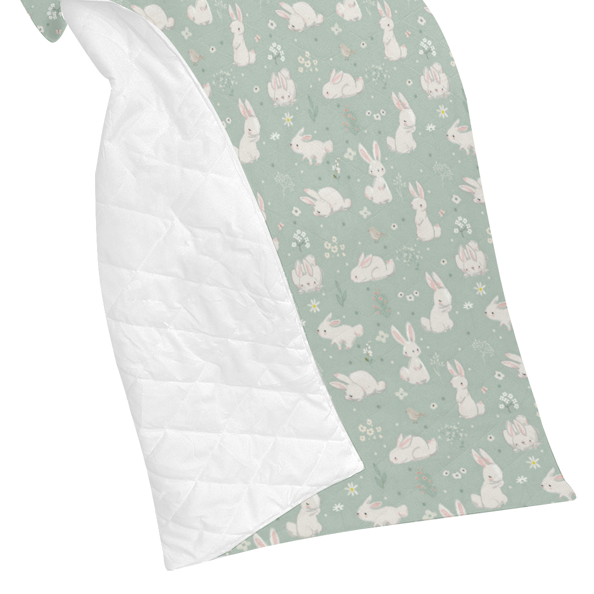 Bunny Pattern Print Design 03 Premium Quilt