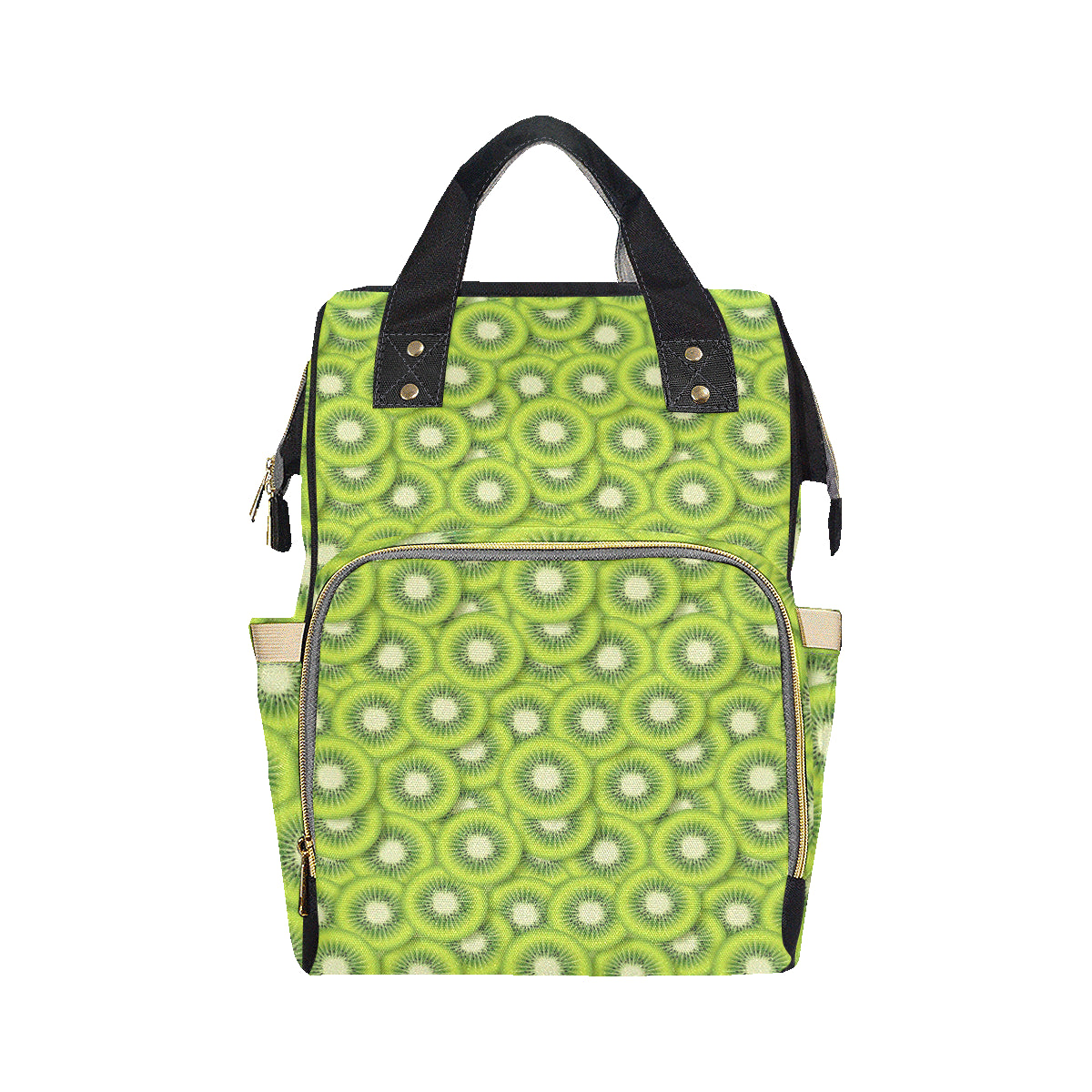 Kiwi Pattern Print Design KW01 Diaper Bag Backpack