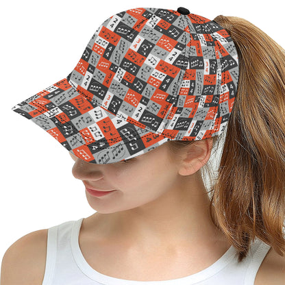Music Note Design Themed Print Snapback Cap