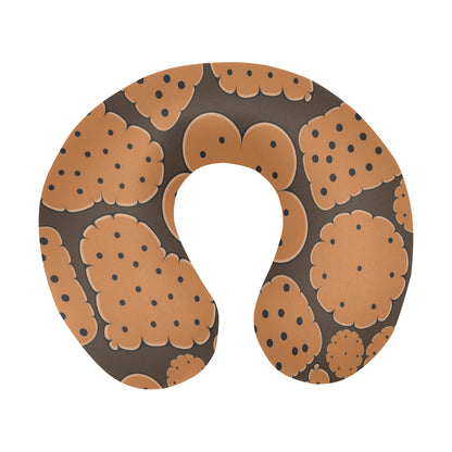 Cracker Pattern Print Design 01 U-Shaped Travel Neck Pillow