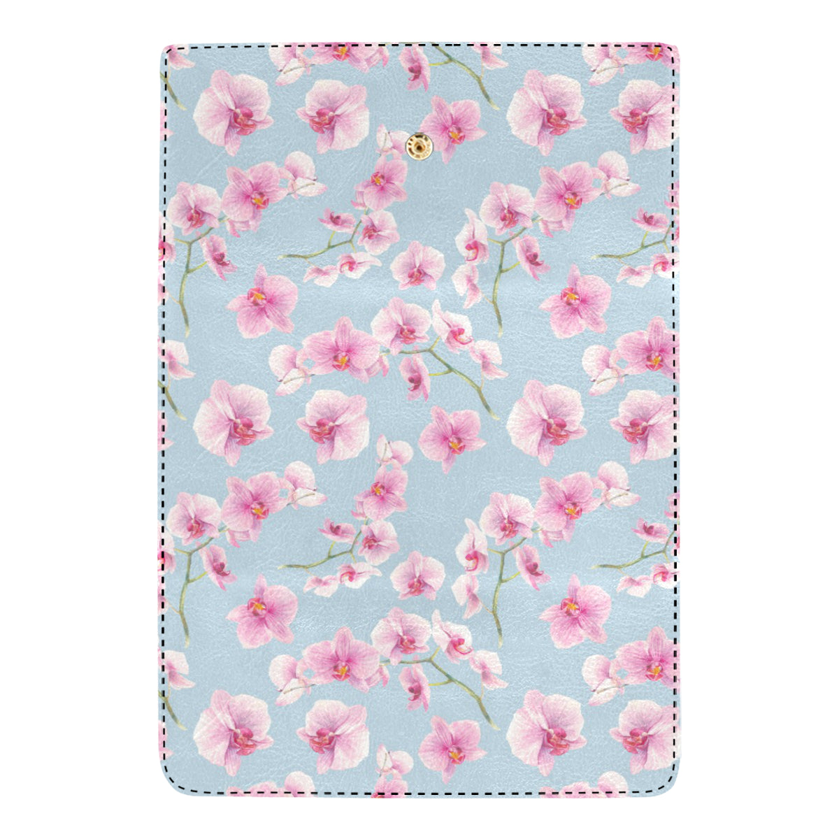 Orchid Pink Pattern Print Design OR01 Women's Trifold Wallet