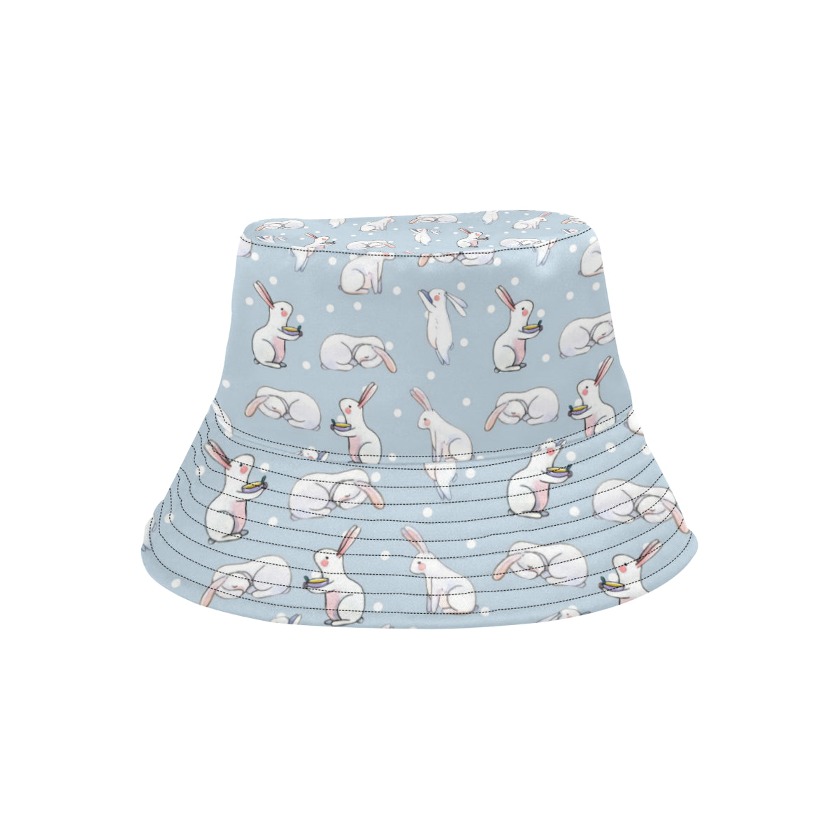 Rabbit Pattern Print Design RB06 Unisex Bucket Hat