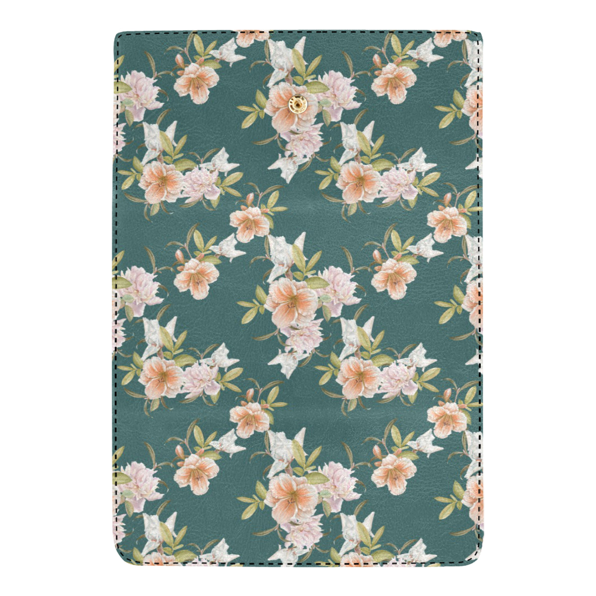 Iris Pattern Print Design IR01 Women's Trifold Wallet