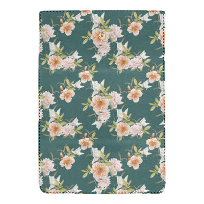 Iris Pattern Print Design IR01 Women's Trifold Wallet