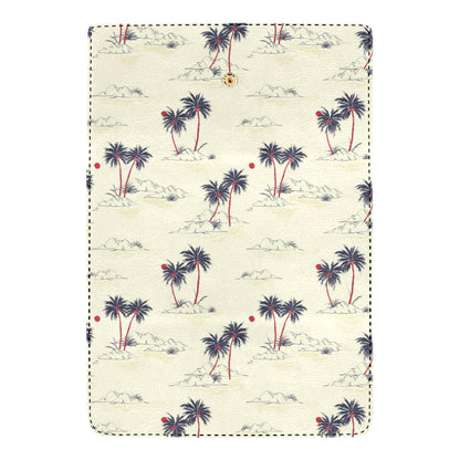 Palm Tree Pattern Print Design PT08 Women's Trifold Wallet