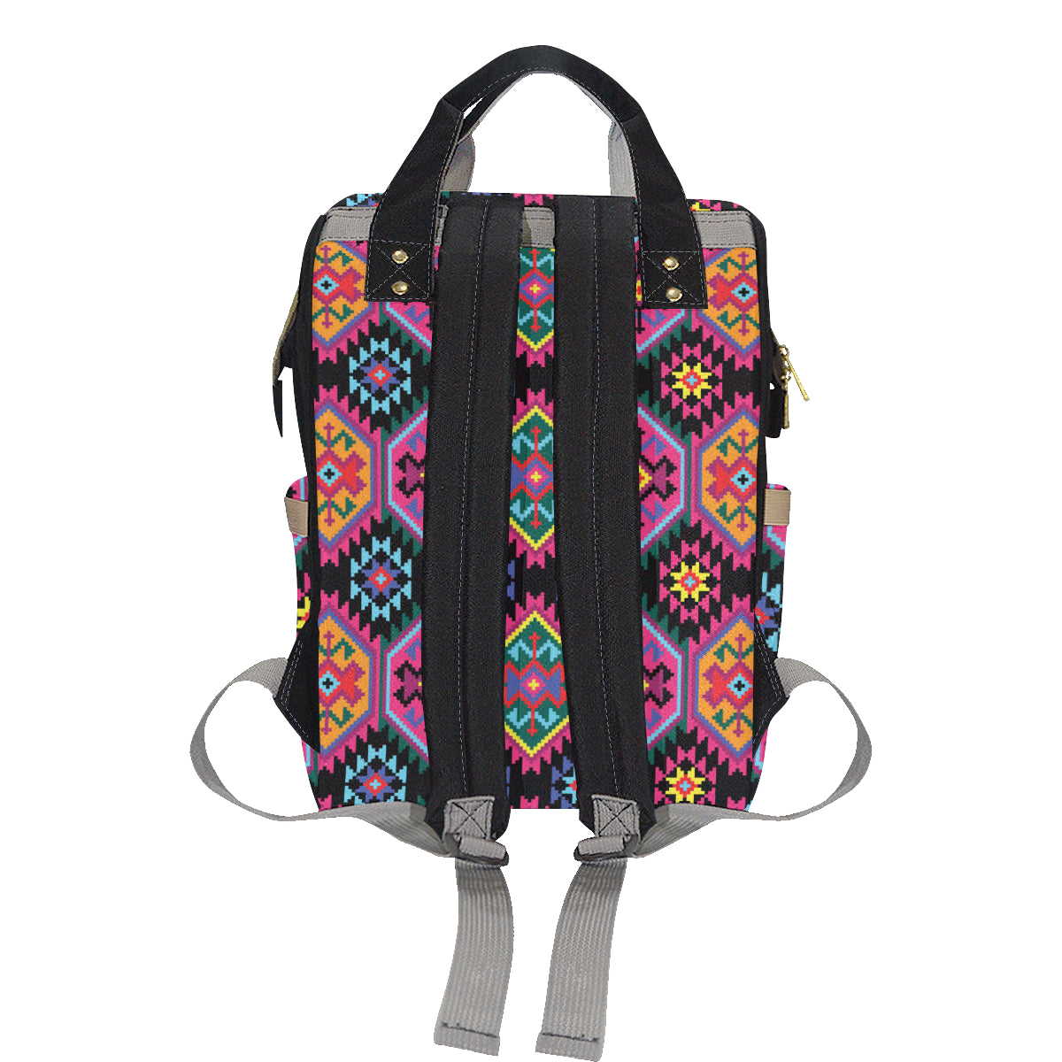 Mexican Pattern Print Design 02 Diaper Bag Backpack