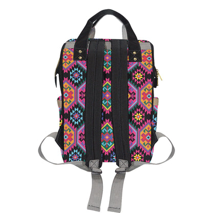 Mexican Pattern Print Design 02 Diaper Bag Backpack