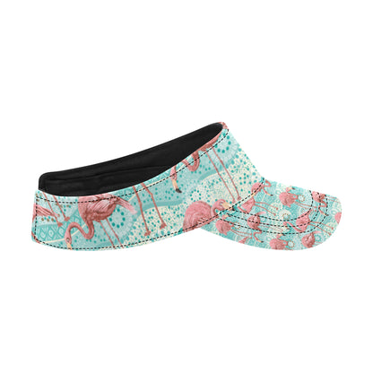 Flamingo Background Themed Print Unisex Sun Visor