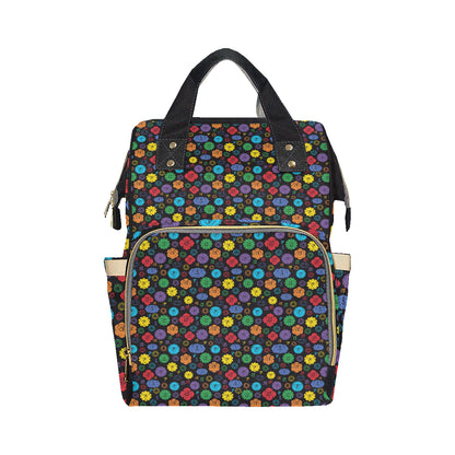 Chakra Pattern Print Design 01 Diaper Bag Backpack