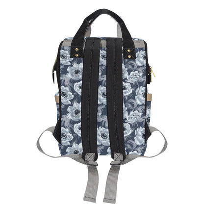 Anemone Pattern Print Design AM09 Diaper Bag Backpack