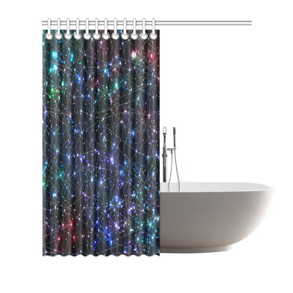 Cosmic Pattern Print Design 01 Shower Curtain
