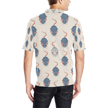 Rat Pattern Print Design 03 Men Polo Shirt