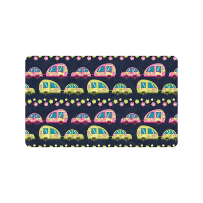 Camper Cute Camping Design No 3 Print Rubber Doormat