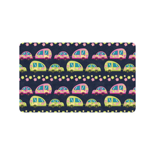 Camper Cute Camping Design No 3 Print Rubber Doormat