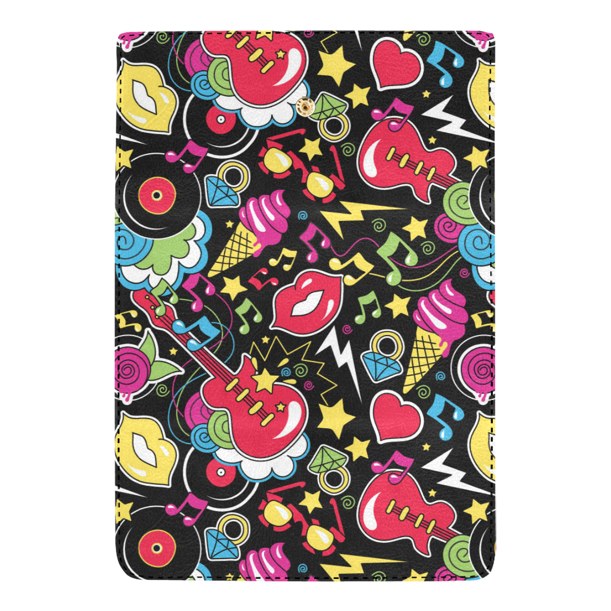 Pop Art Pattern Print Design A04 Women's Trifold Wallet