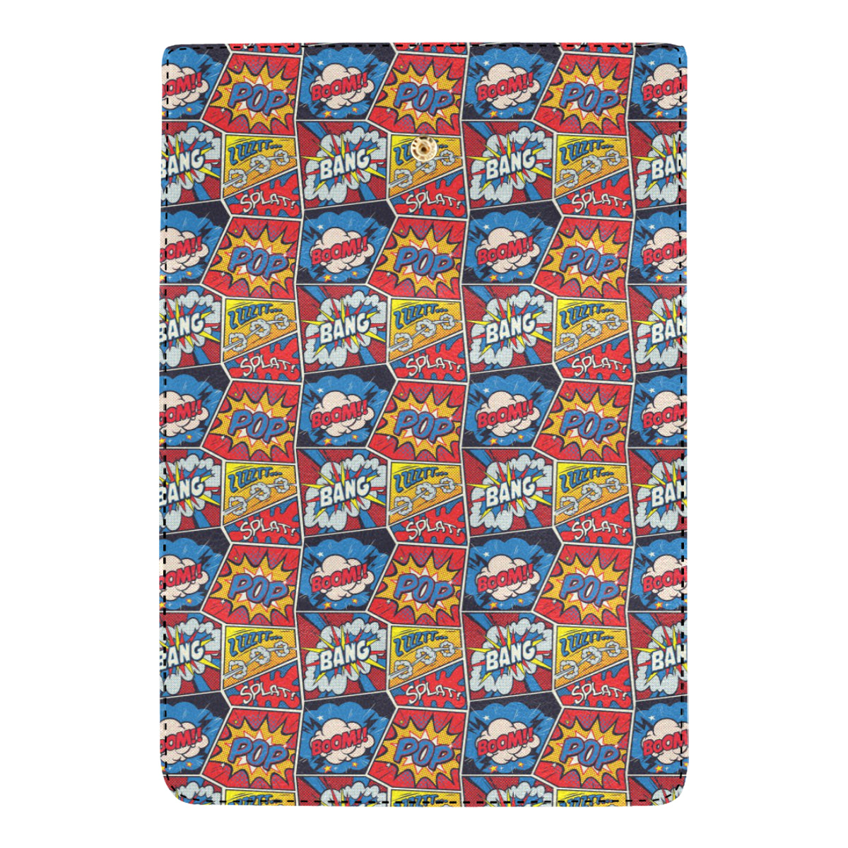 Comic Book Pattern Print Design 03 Women's Trifold Wallet