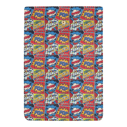 Comic Book Pattern Print Design 03 Women's Trifold Wallet